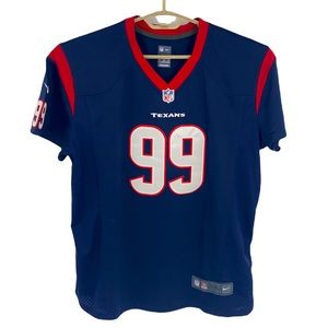 NFL Nike On Field Women’s Red/White/Blue JJ Watt Texans #99 Jersey size XXL